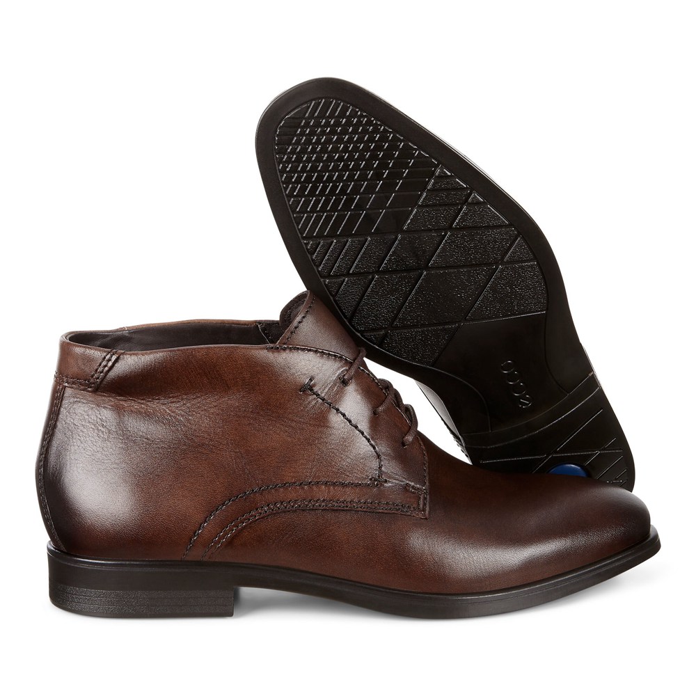 Botas Hombre - ECCO Melbourne Dress - Marrom - DGL125906